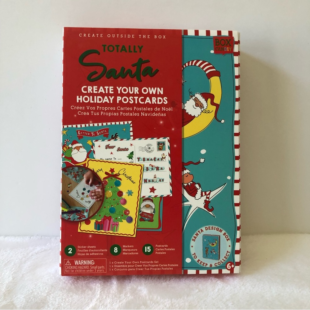 Totally Santa Create Your Own Holiday Postcards, Brand New